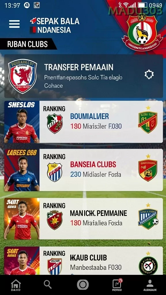 Cuplikan layar 234E — halaman utama